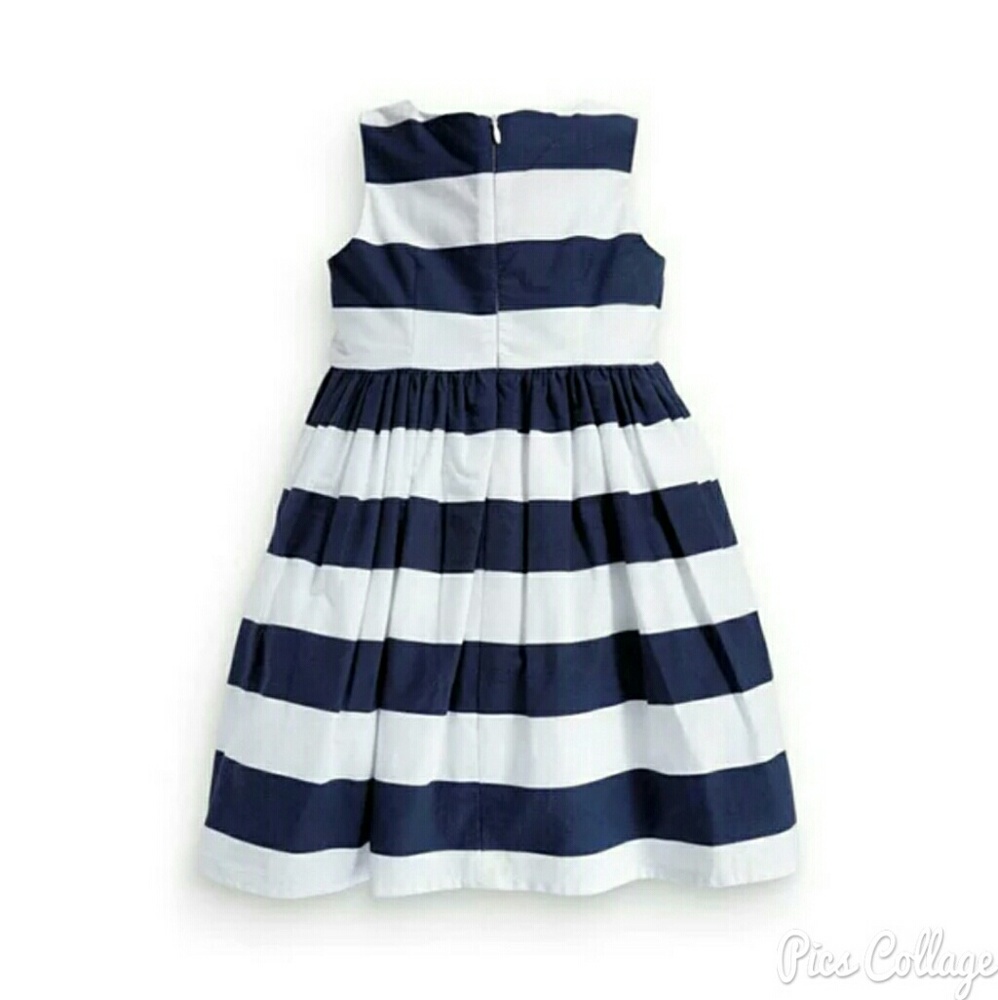 Blue and White Striped Dress - NWT - Picture 2 of 3